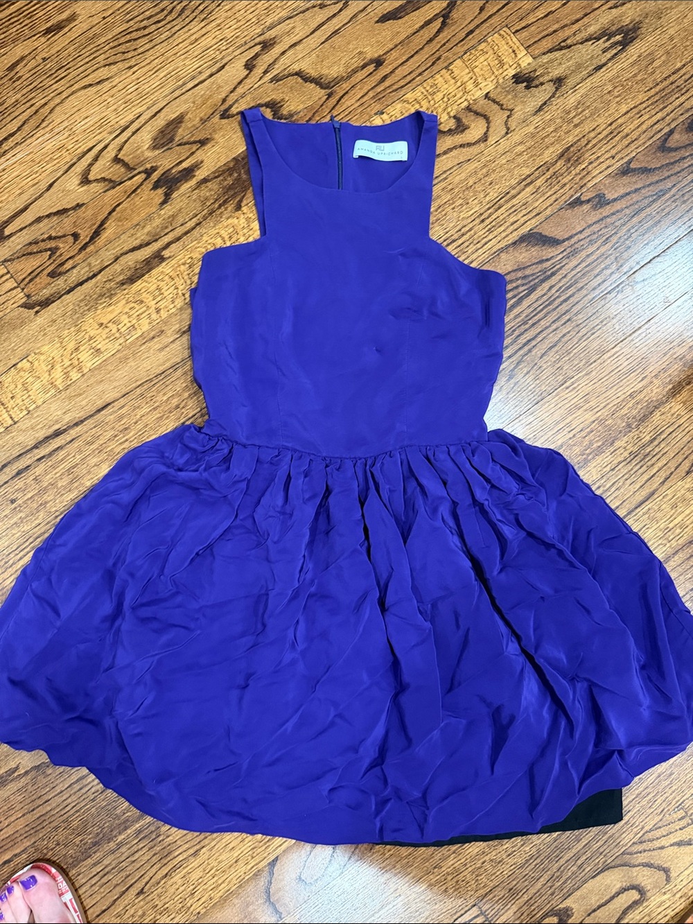 Amanda Uprichard Girls Royal Purple Sleeveless Party Dress